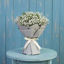 Букет цветов из:  Гипсофила в Васильково