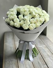 Букет 35 Белых роз в Васильково