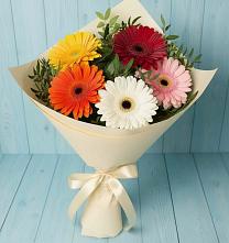 Букет цветов из:  Герберы в Васильково