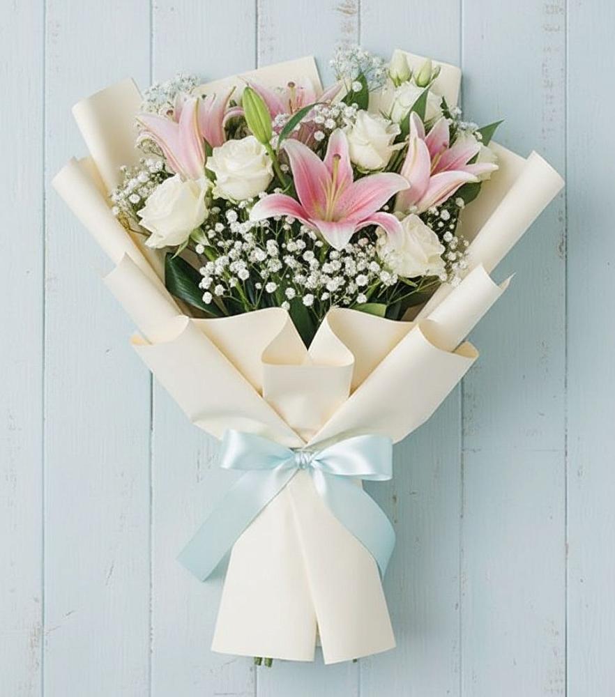 Букет цветов из: Лилии в Васильково