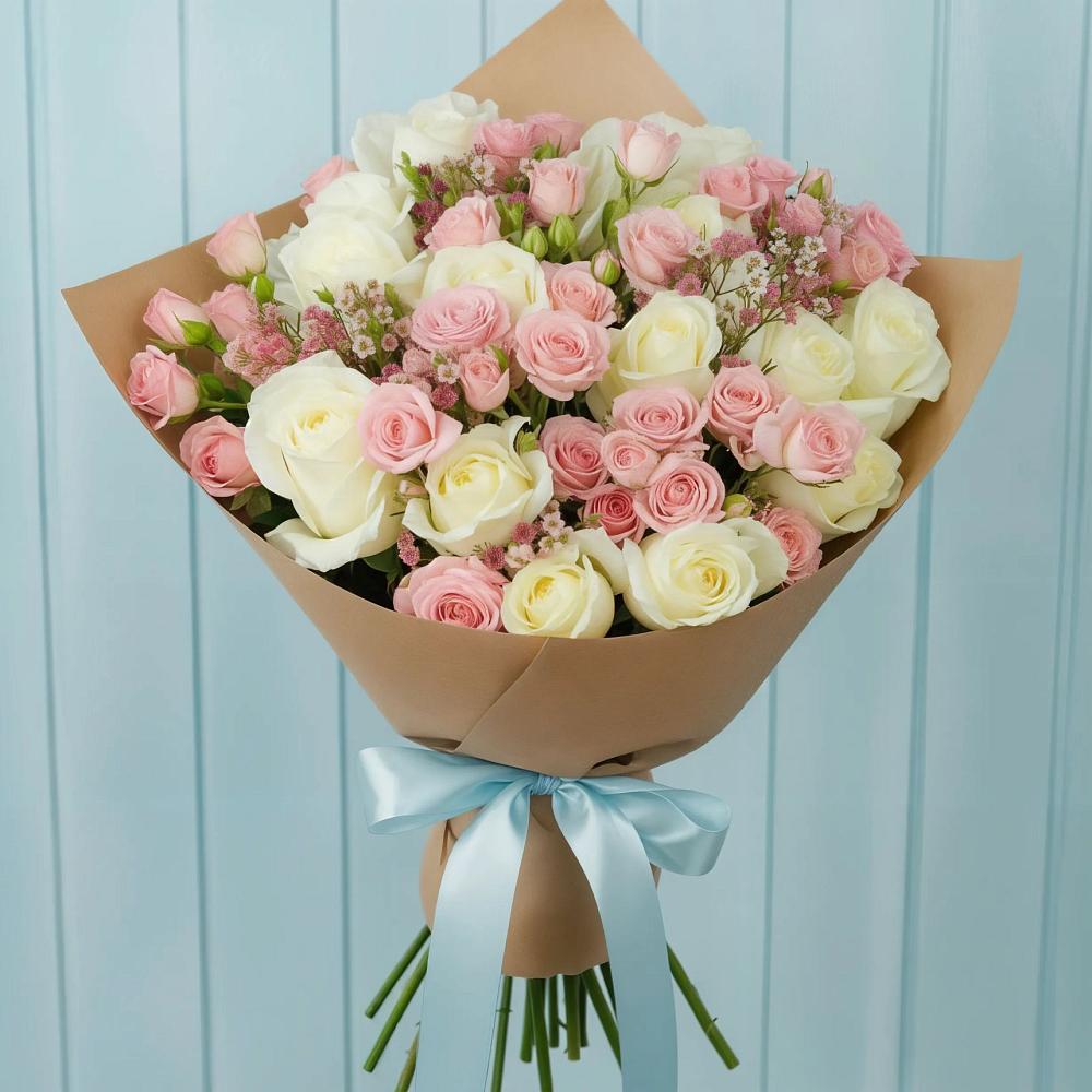 Букет цветов из: Розы в Васильково