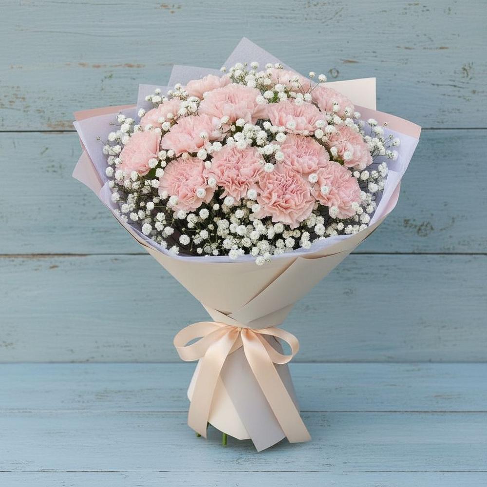 Букет цветов из: Гвоздики в Васильково