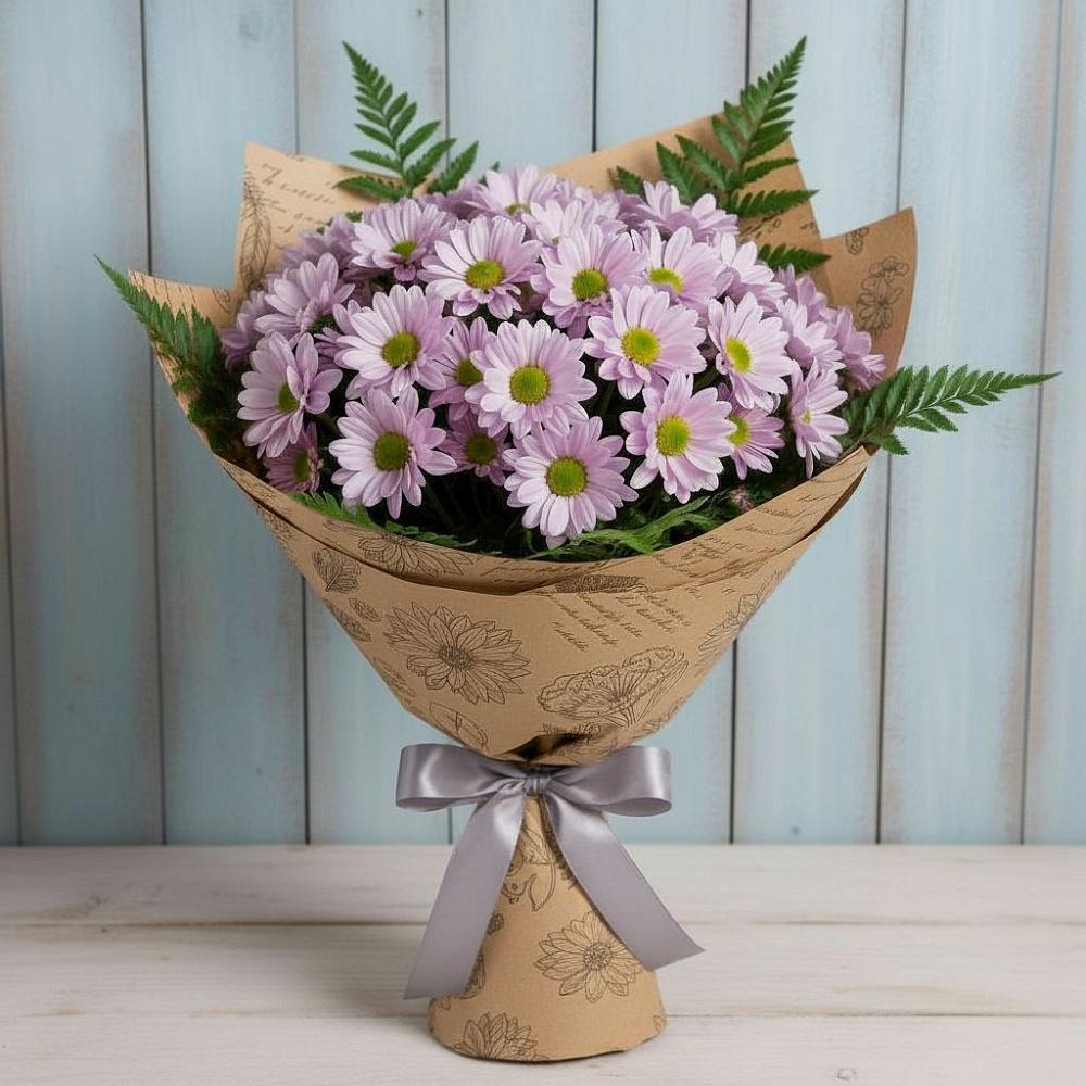 Букет цветов из: Хризантемы в Васильково