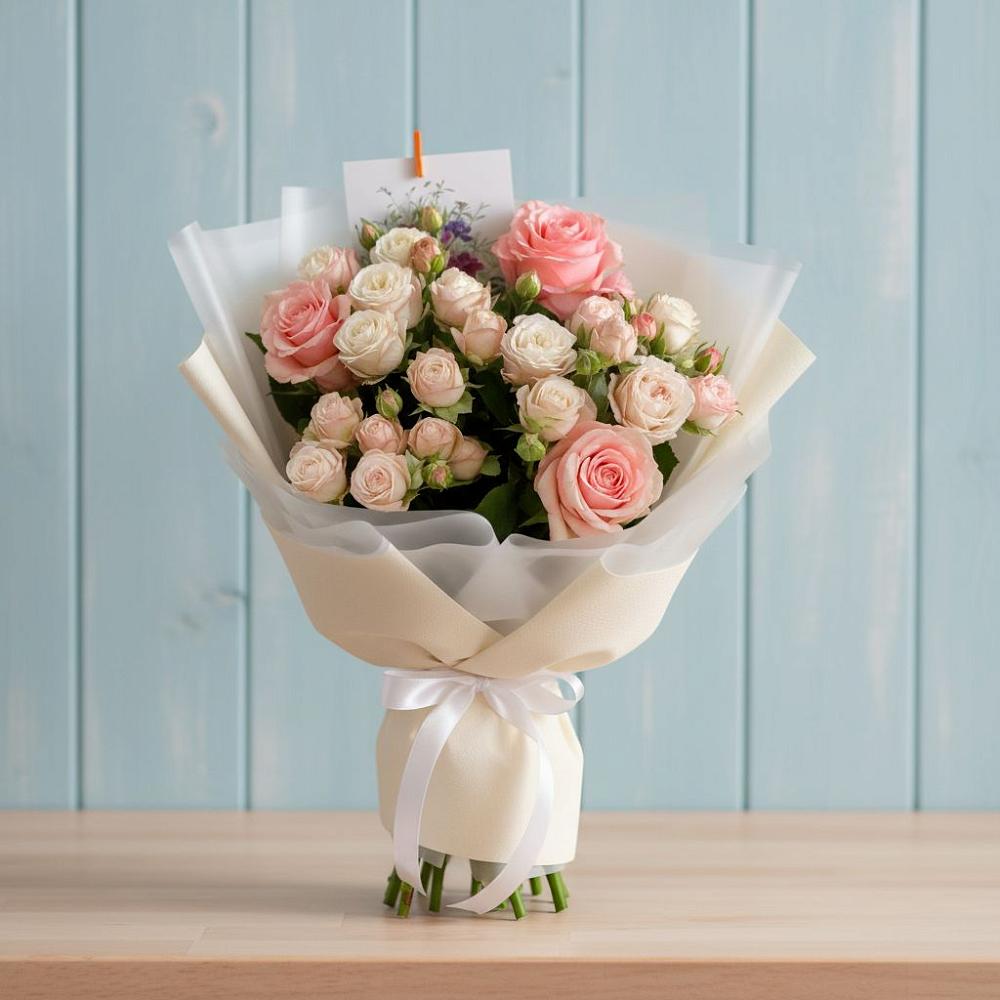 Букет цветов из: Розы в Васильково