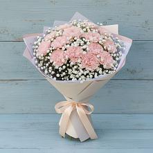 Букет цветов из:  Гвоздики в Васильково