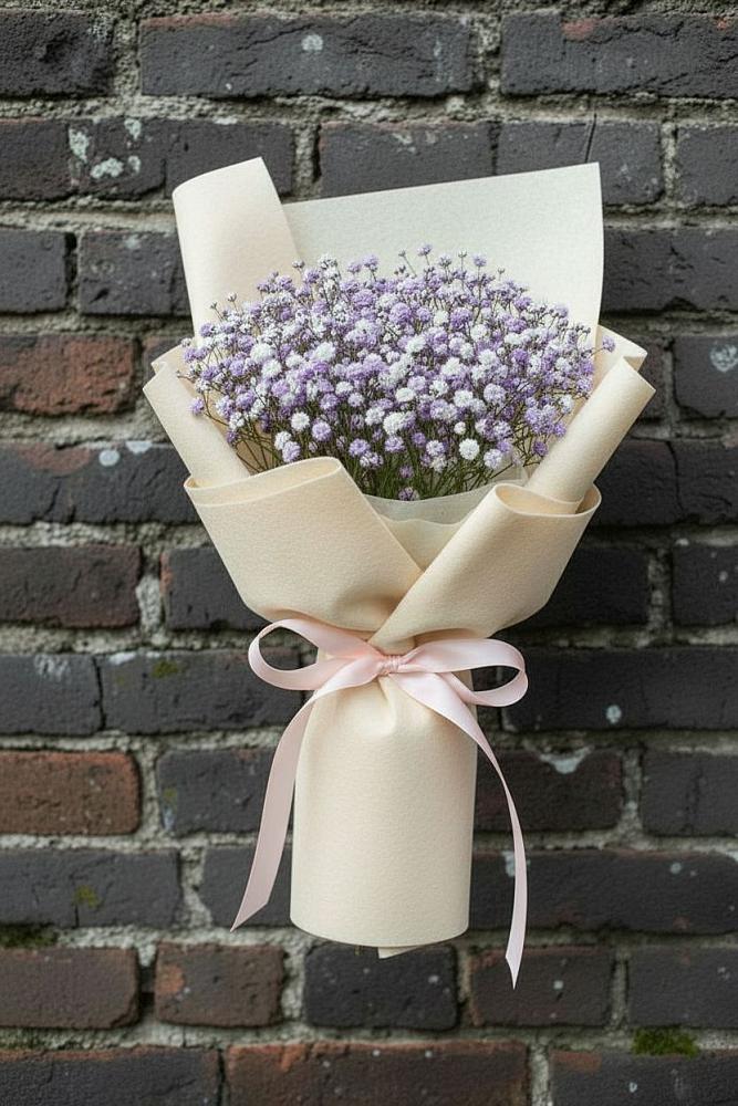 Букет цветов из: Гипсофила в Васильково