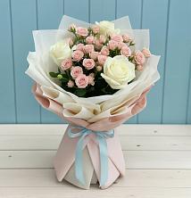 Букет цветов из:  Розы в Васильково