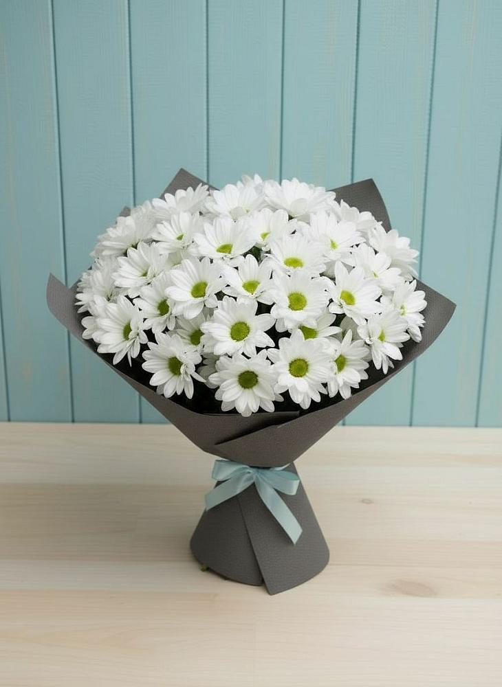 Букет цветов из: Хризантемы в Васильково