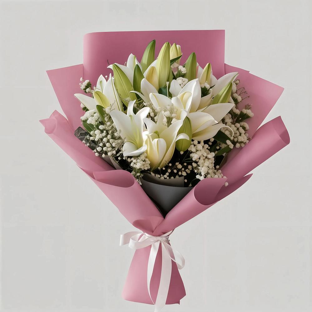 Букет цветов из: Лилии в Васильково