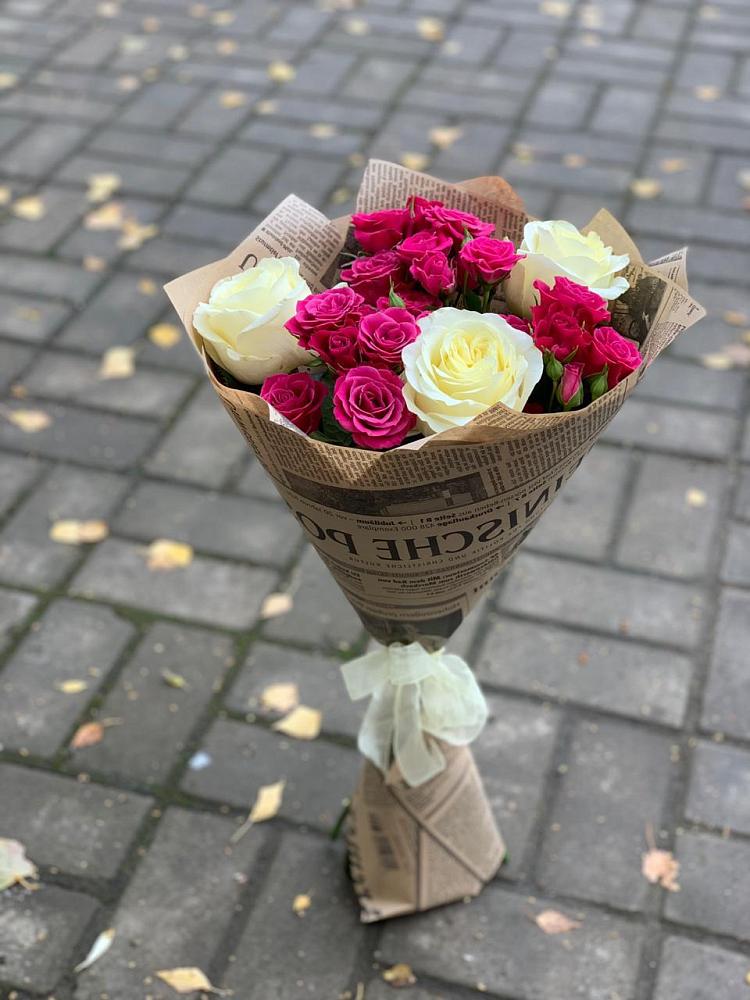 Букет цветов из: Розы в Васильково